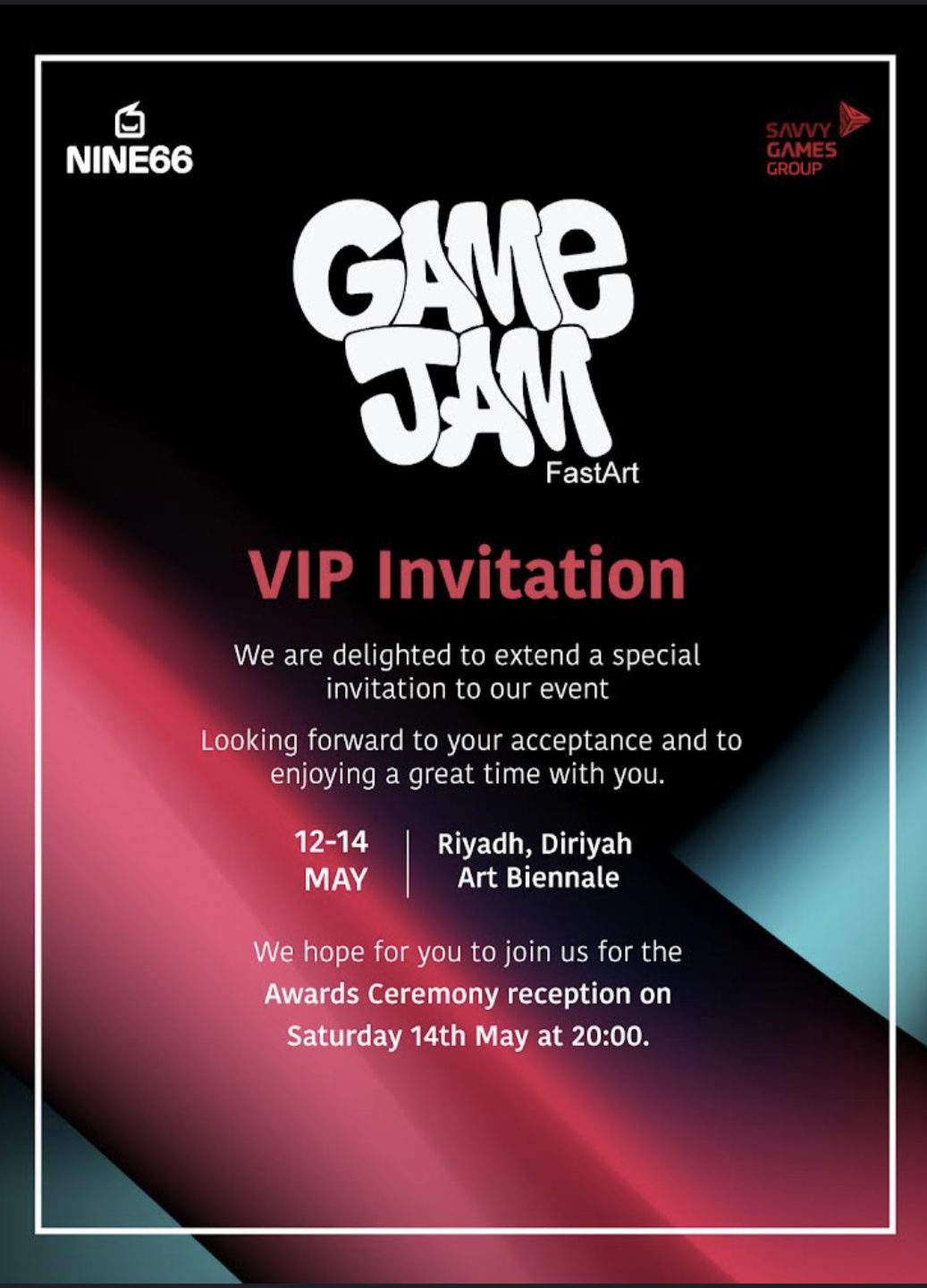 GameJam Fast Art - Nine66's first live event